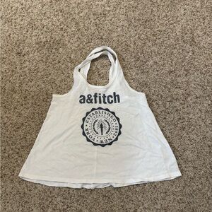 abercrombie and fitch girls white tank